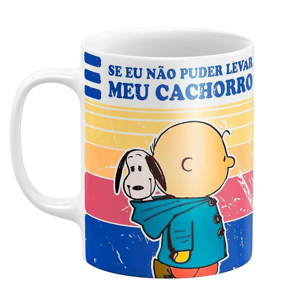 Caneca Se Eu Não Puder Levar Meu Cachorro, Eu Não Vou