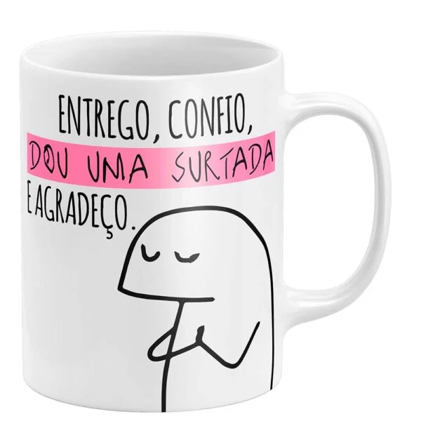 Caneca Flork Entrego, confio