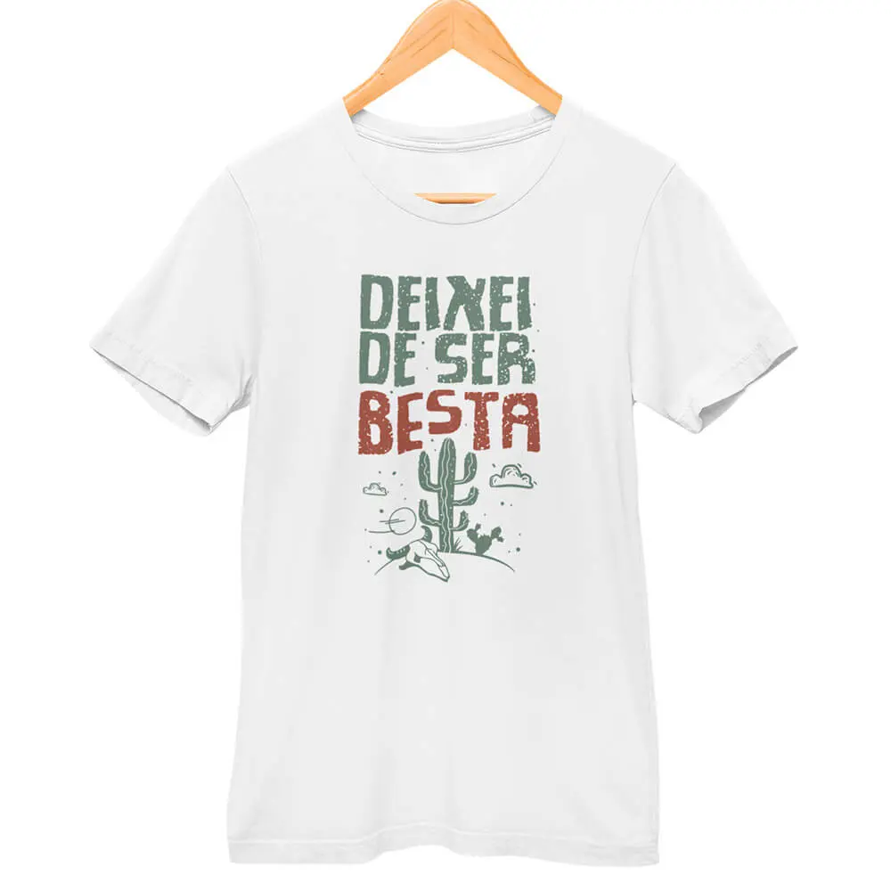 Camisa Deixei de Ser Besta