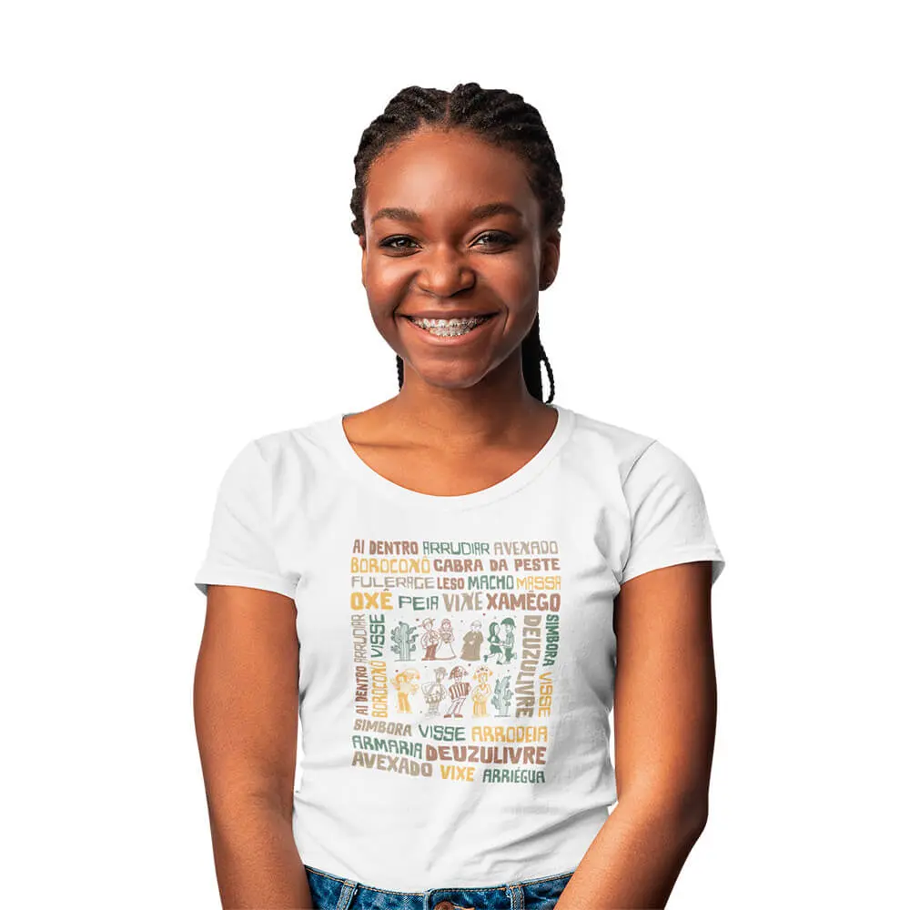 Camisas com frases positivas 37 camisa expressoes nordestinas feminina 1