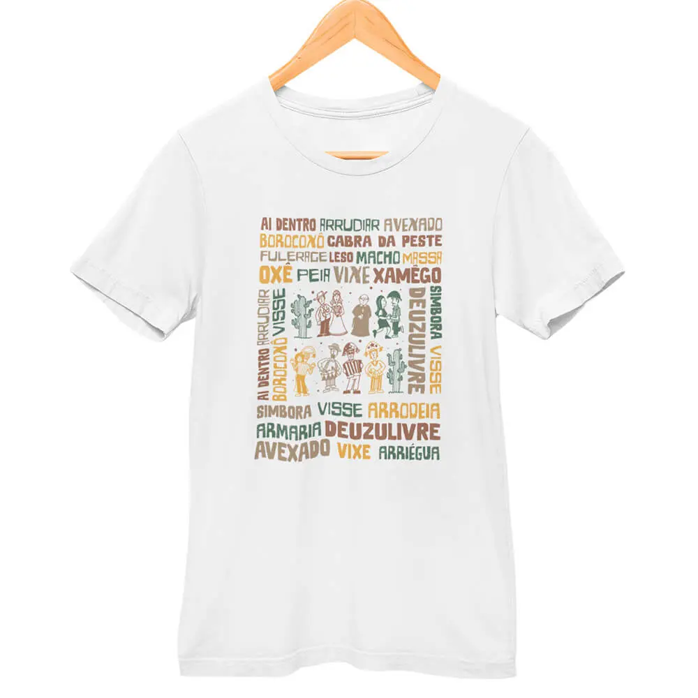 Camisas com frases positivas 36 Camisa Expressões do Nordeste