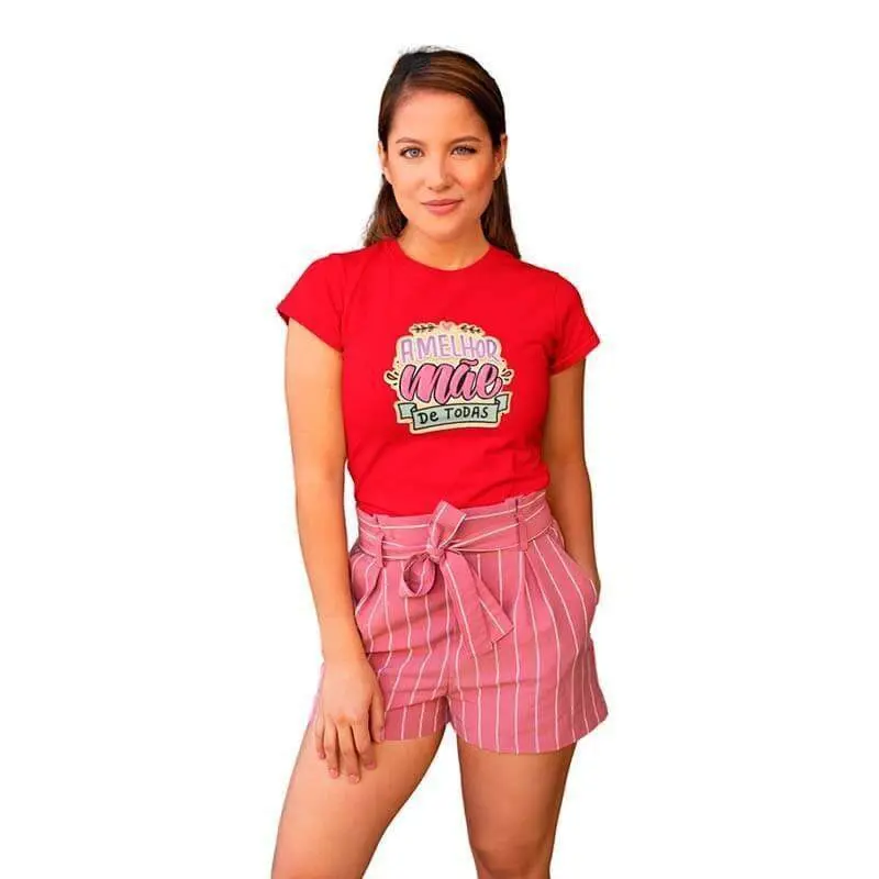Camisa Feminina A Melhor Mãe de Todas