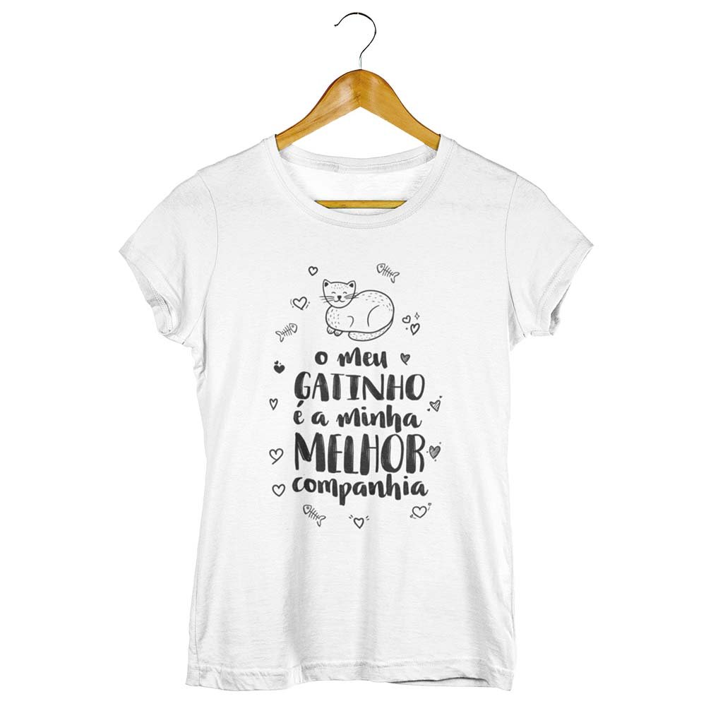 Camisa Meu Gatinho É Minha Melhor Companhia
