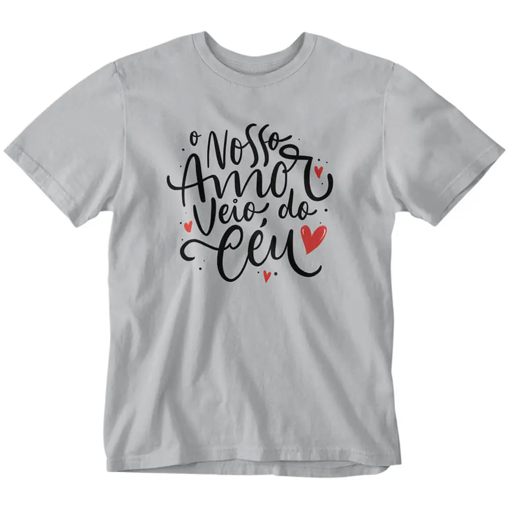 Camisa O Nosso Amor Veio do Céu - Imagem 4