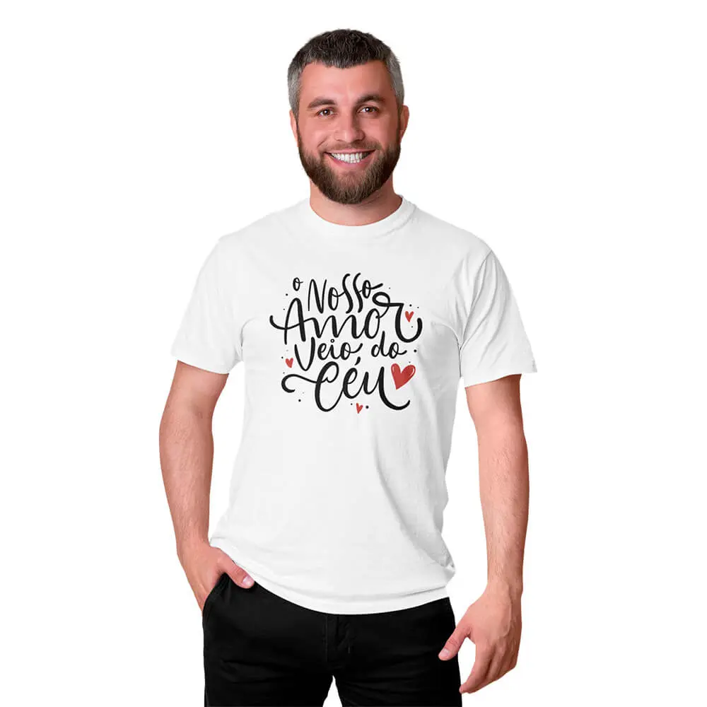 Camisa O Nosso Amor Veio do Céu
