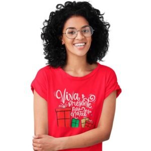 Camisa de Natal Viva o Presente Feliz Natal - Image 3