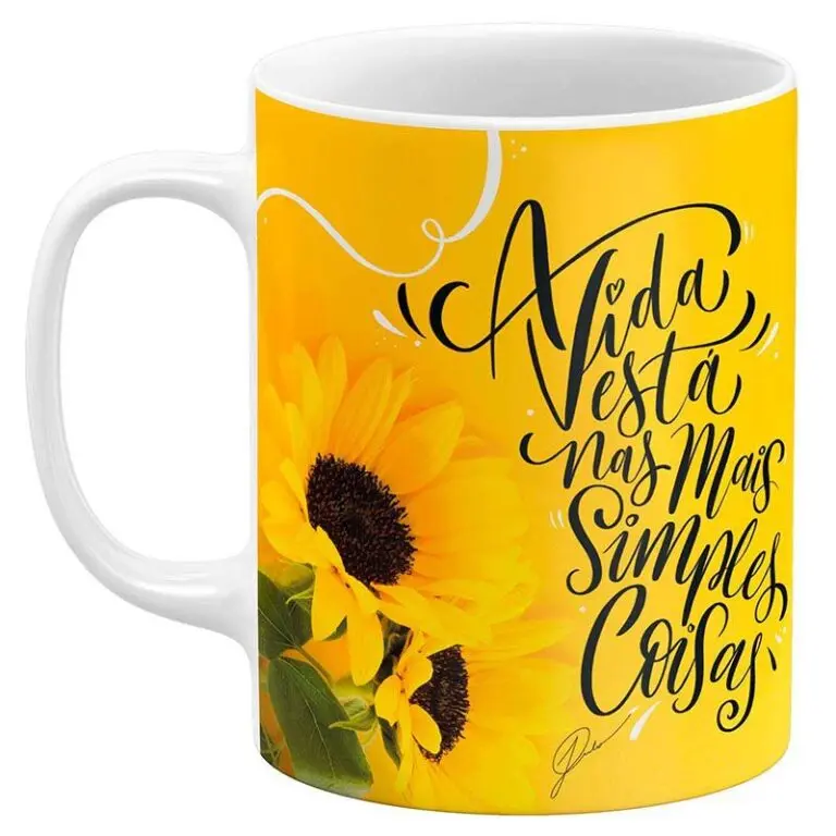 Caneca A Vida EstĂĄ nas Coisas Simples