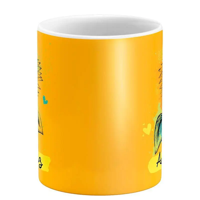 Camisas com frases positivas 57 caneca amor e luz centro