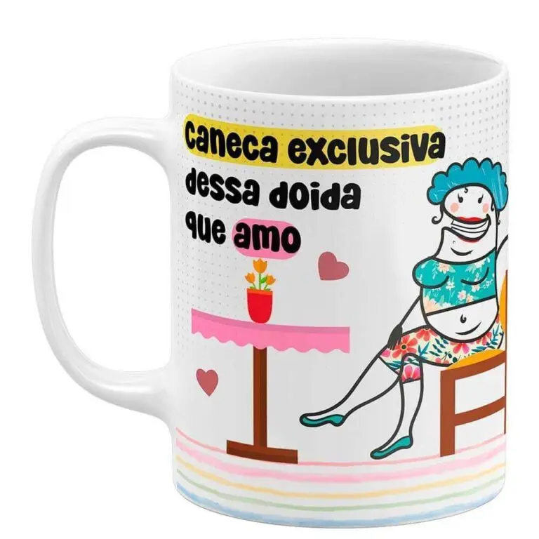 Caneca Flork Exclusiva Dessa Doida que Amo