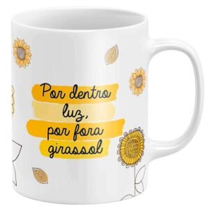 Caneca Girassol Por Dentro Luz, Por Fora Girassol - Image 3