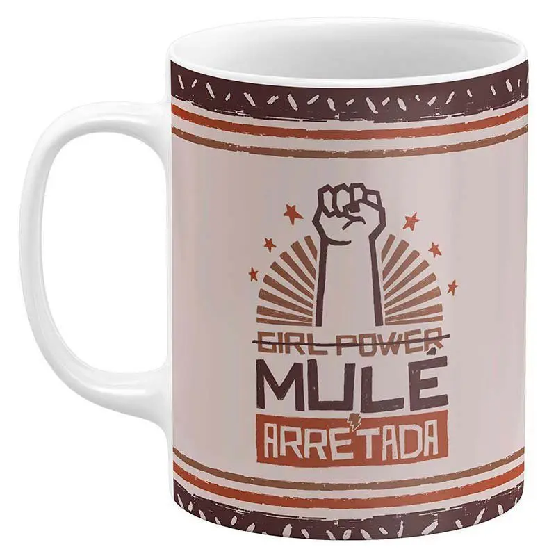 Caneca Xilogravura - Mulé Arretada