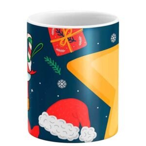 Caneca de Natal Feliz Natal Desfrute da Magia da Estação - Image 2