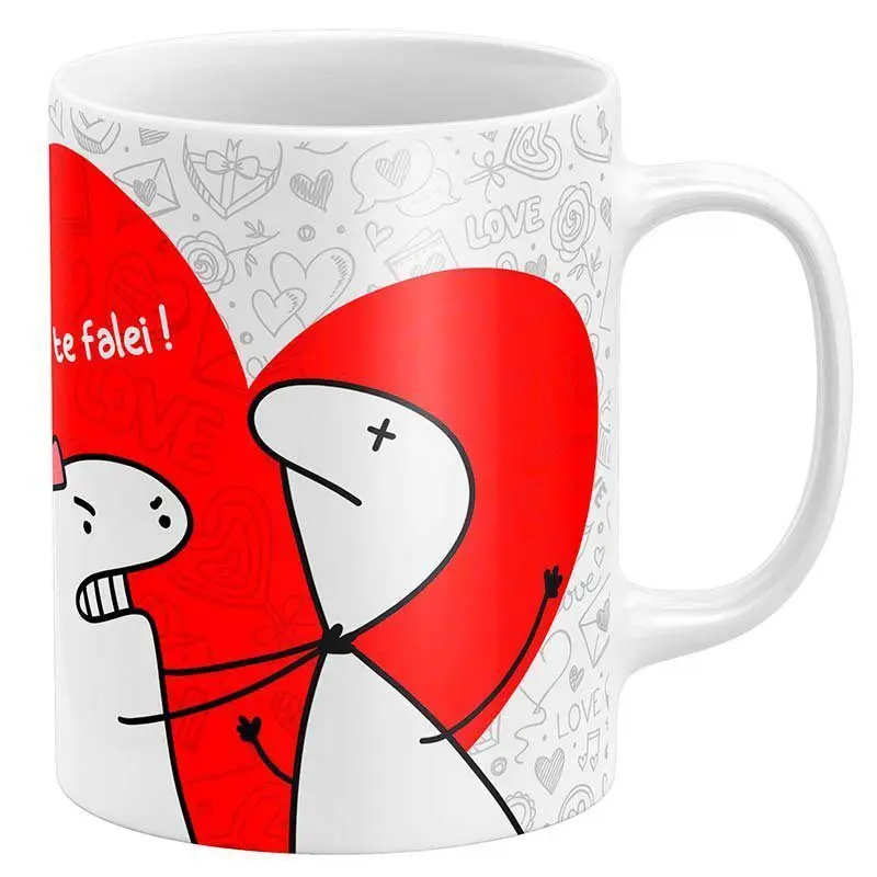 Caneca Dia dos Namorados E Se de Dia a Gente Briga
