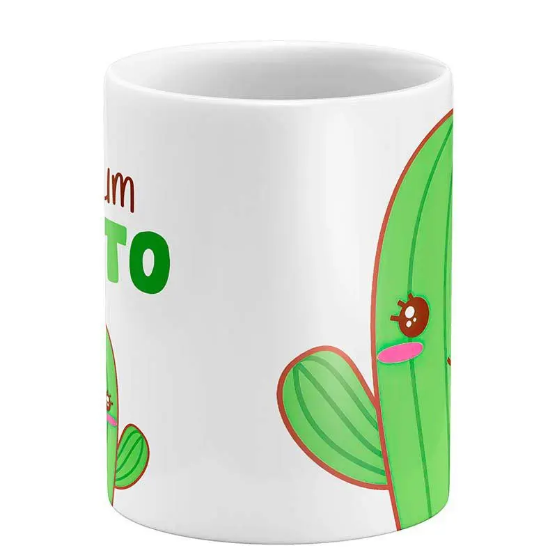 Camisas com frases positivas 59 caneca valoar fofa como um cacto centro