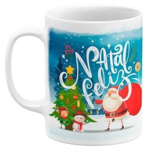 Caneca de Natal Natal Feliz - Image 1