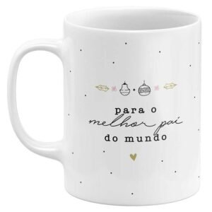 Caneca de Natal Para o Melhor Pai do Mundo - Image 1