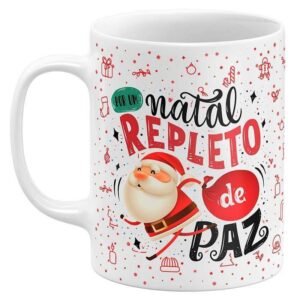 Caneca de Natal Por um Natal Repleto de Paz - Image 1