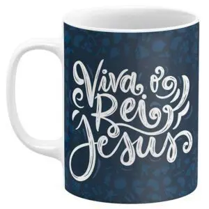 Caneca de Natal Viva o Rei Jesus - Image 1