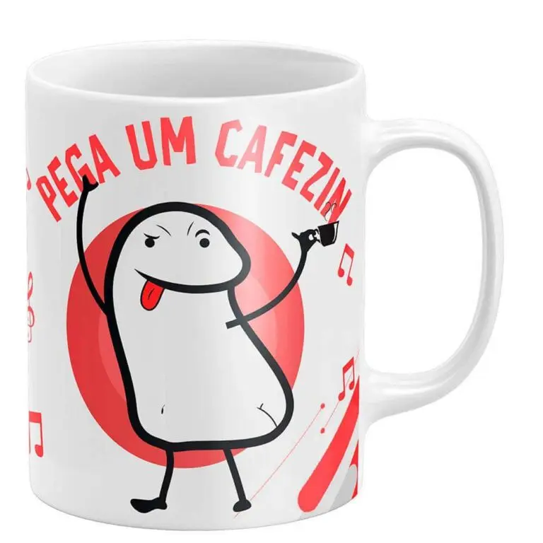 Caneca Flork Desenrola Bate Pega um Cafezin 3 Caneca Flork Desenrola Bate Pega um Cafezin