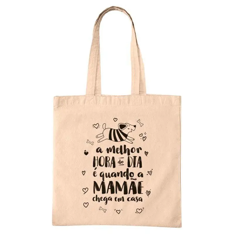 Ecobag Dia das Mães Melhor Hora é Quando a Mamãe 4 Ecobag Dia das Mães Melhor Hora é Quando a Mamãe Chega