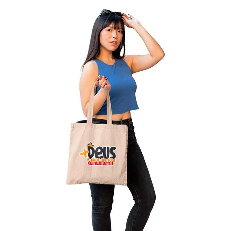 Ecobag Deus é Maior que Toda Crise de Ansiedade