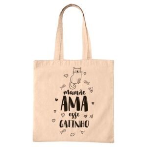 Ecobag Mamãe Ama Esse Gatinho - Image 4