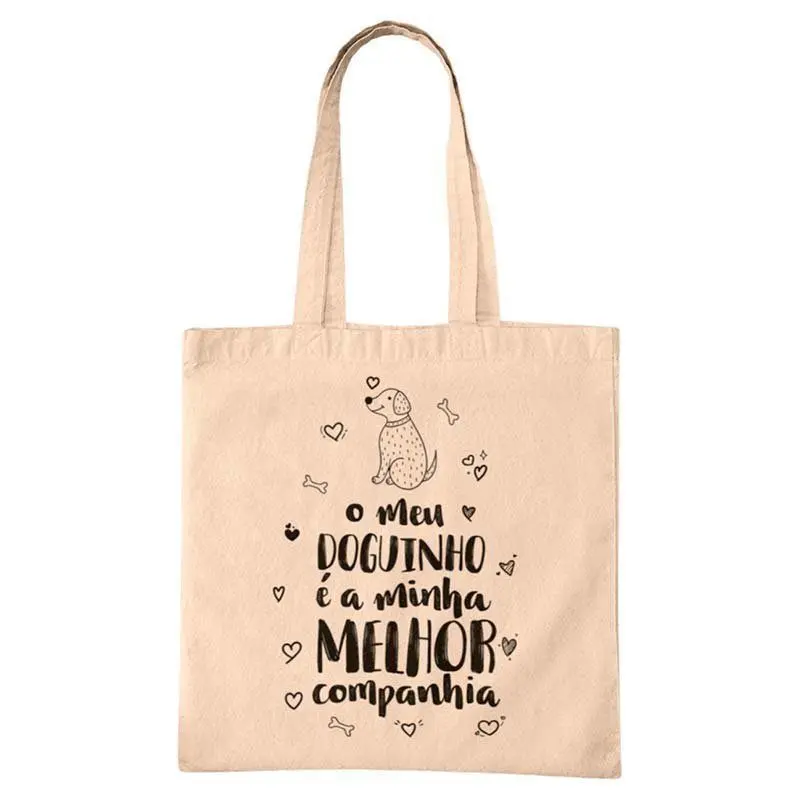 Ecobag Dia das Mães Meu Doguinho É Minha Companhia