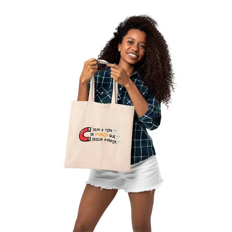 ecobag valoar seja o tipo de energia que deseja atrair modelo 01