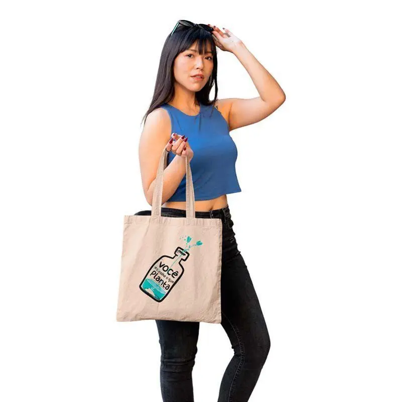 Camisas com frases positivas 75 ecobag valoar voce escolhe o que planta modelo 02