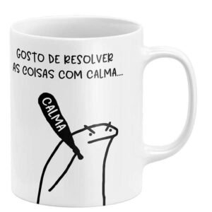 Caneca Flork Gosto de Resolver as Coisas com Calma - Image 3