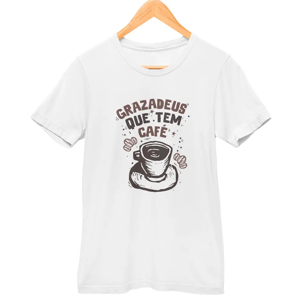 Camisa Grazadeus Que Tem Café